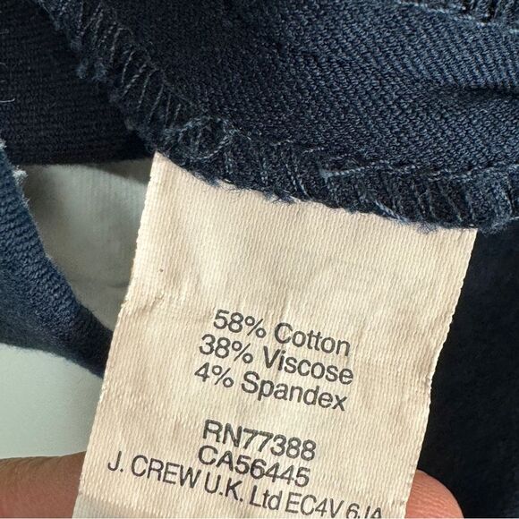 J. Crew Navy Straight Leg Ankle Chinos 2 - Picture 6 of 9